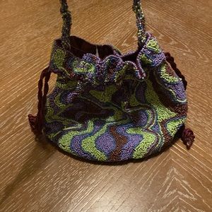 Free people, beautiful beaded bag